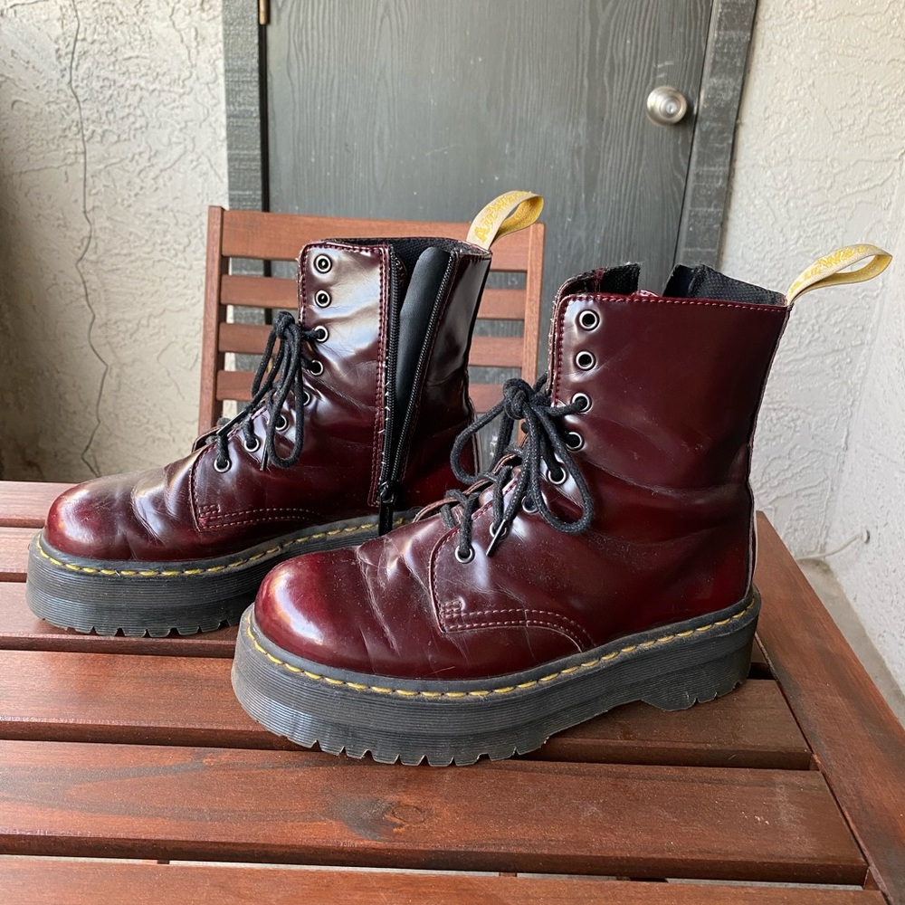 VEGAN JADON PLATFORM DR. MARTENS